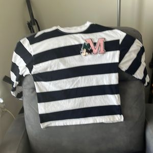 Girls size 10 Minnie Mouse striped top